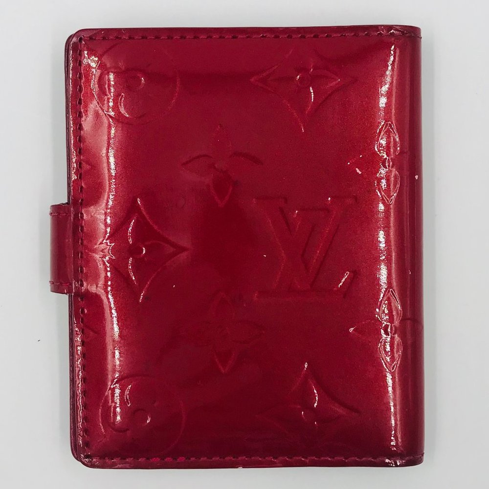 SOLD Louis Vuitton Vernis red leather wallet - Picture 2 of 8